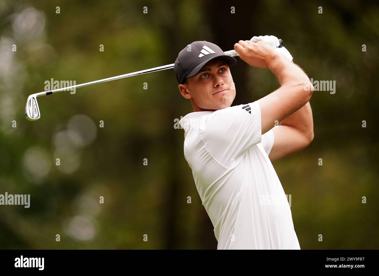 Photo du dossier datée du 17-09-2023 de Ludvig Aberg. La plupart des fans de golf sont bien conscients de la statistique qui fait d'Aberg un concurrent improbable, à savoir que Fuzzy Zoeller a été le dernier joueur à remporter le Masters lors de leurs débuts dans le tournoi en 1979. Date d'émission : vendredi 5 avril 2024. Banque D'Images