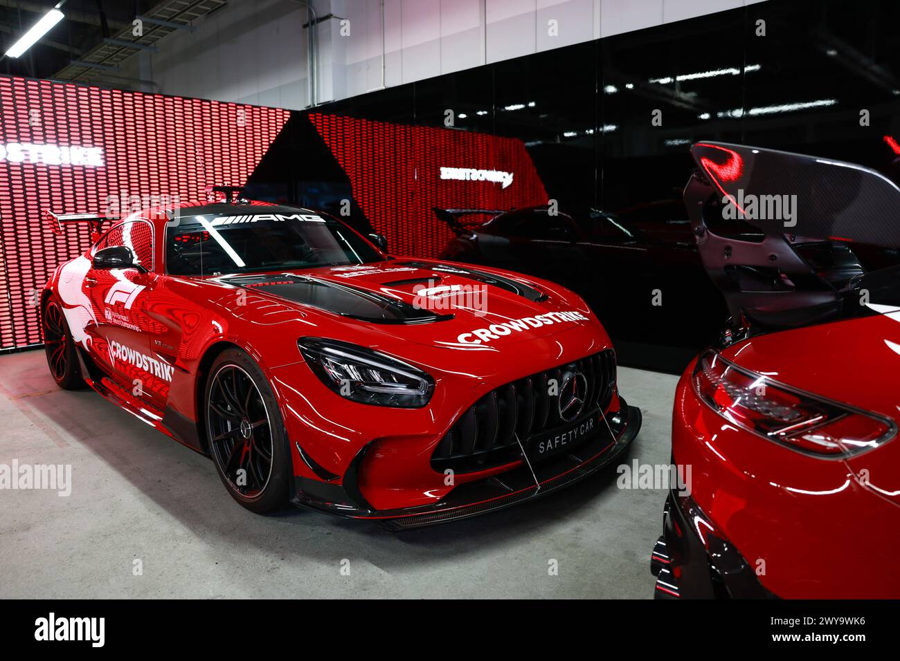 FIA Mercedes-AMG GT Black Series Safety car pendant le Grand Prix du Japon de formule 1 MSC Cruises 2024, 4ème manche du Championnat du monde de formule 1 2024 du 5 au 7 avril 2024 sur le Suzuka International Racing course, à Suzuka, Japon Banque D'Images
