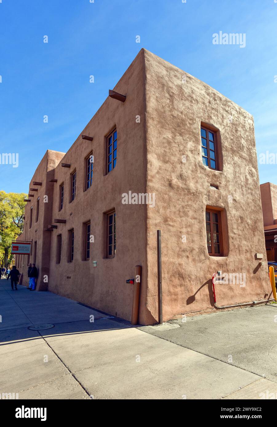 Musée des arts autochtones contemporains dans le vieux Santa Fe Nouveau-Mexique Banque D'Images