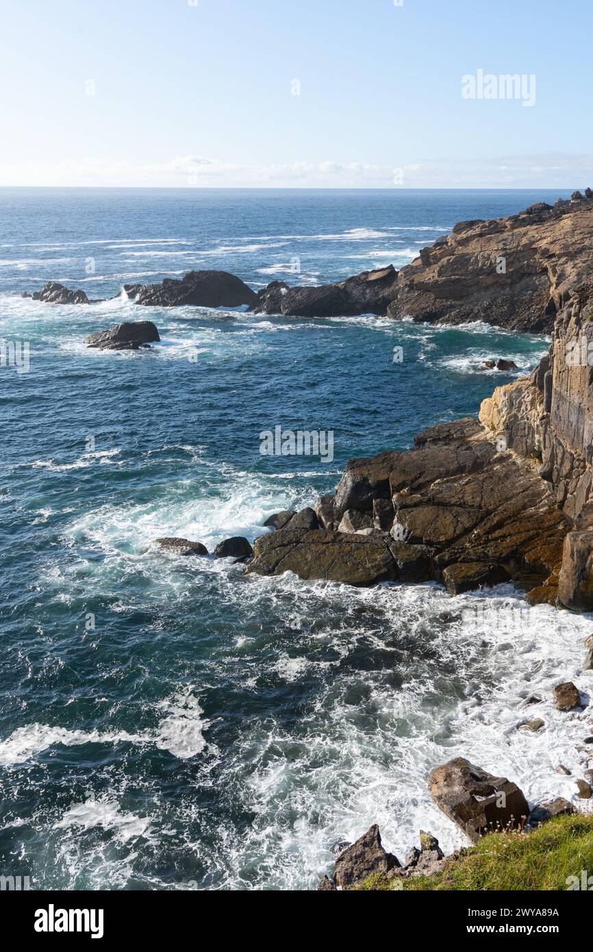 La côte irlandaise vue depuis la route R559 (Slea Head Drive). Banque D'Images