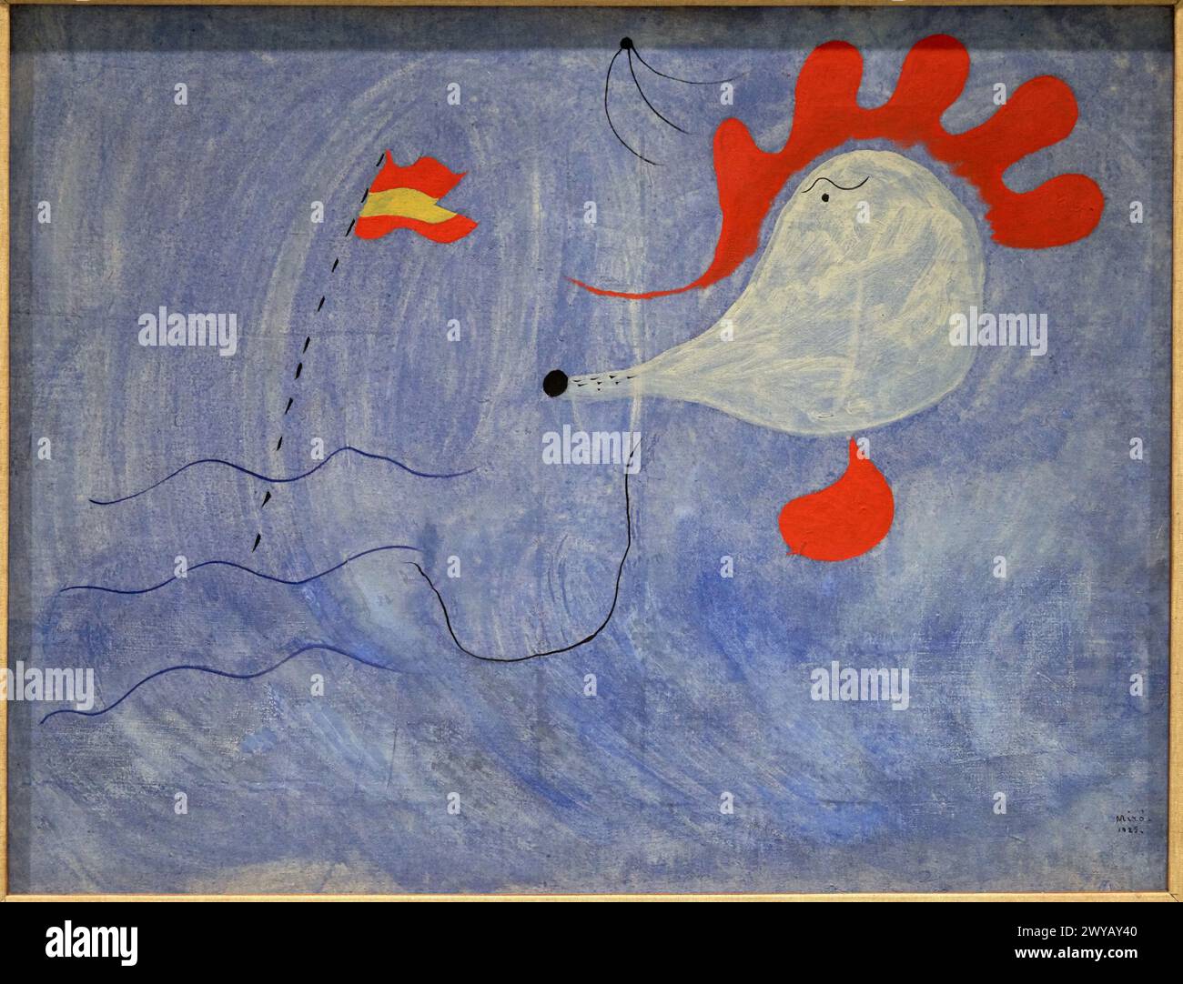 Peinture, 1925, Joan Miró (1893-1983). Banque D'Images