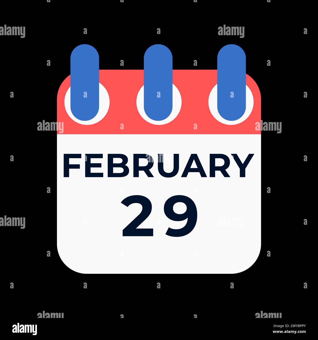 February 29 Banque d'images vectorielles - Alamy