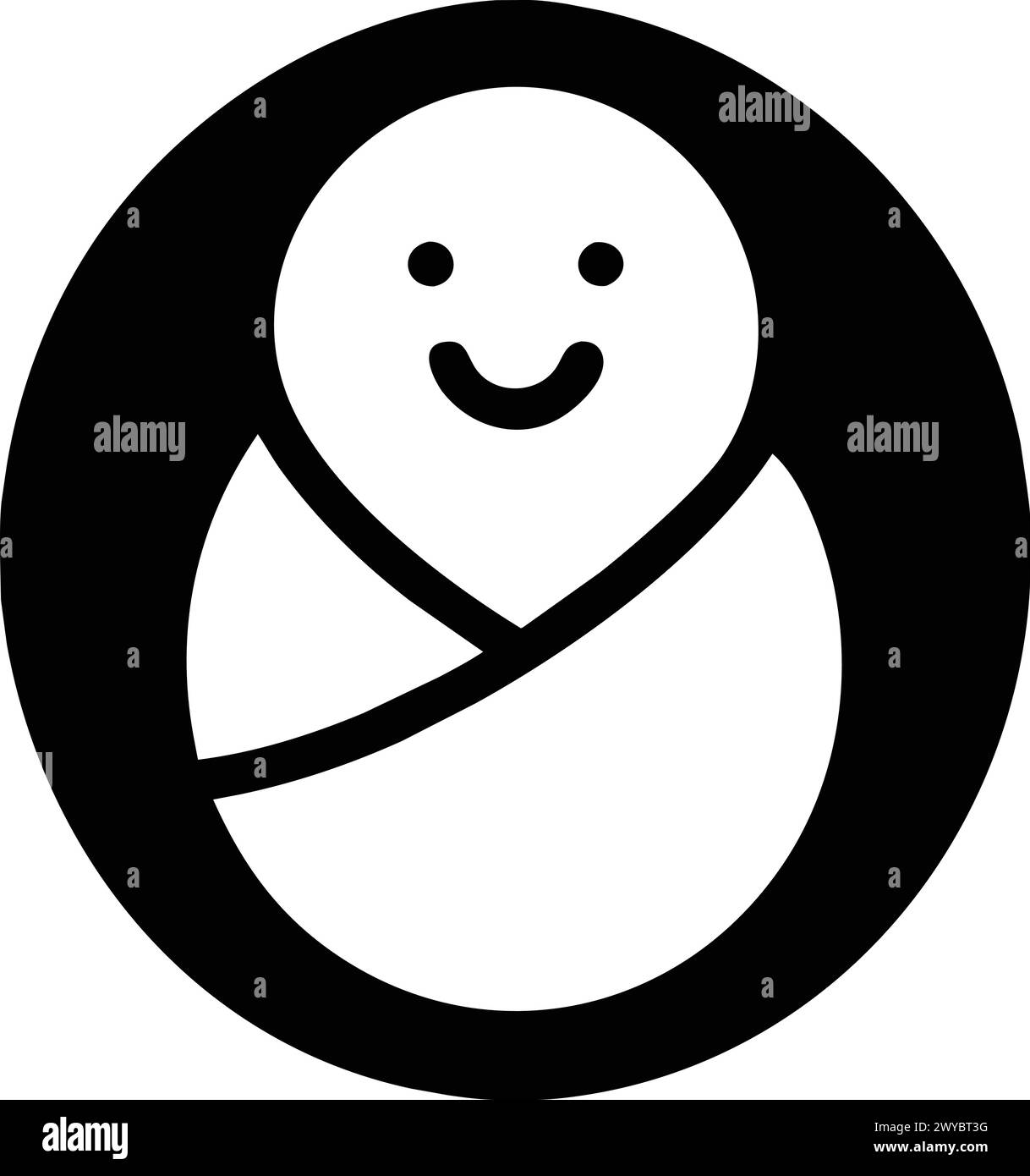 CONCEPTION D'ICÔNE DE BÉBÉ, RESSOURCE GRAPHIQUE Illustration de Vecteur