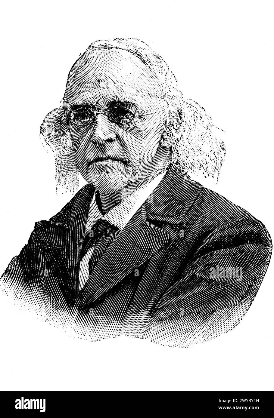 Christian Matthias Theodor Mommsen (30. Novembre 1817 bis 1. Novembre 1903) war ein deutscher Historiker und gilt als einer der bedeutsendsten Altertumswissenschaften 19. Jahrhunderts. Nobelpreisträger 1902 / Christian Matthias Theodor Mommsen (30 novembre 1817 - 1 novembre 1903) était un historien allemand et est considéré comme l'un des plus importants érudits classiques du 19th siècle. Prix Nobel 1902, Historisch, digital restaurierte Reproduktion einer Originalvorlage aus dem 19. Jahrhundert, genaues Originaldatum nicht bekannt / historique, numérique amélioration de la reproduction d'un ori Banque D'Images