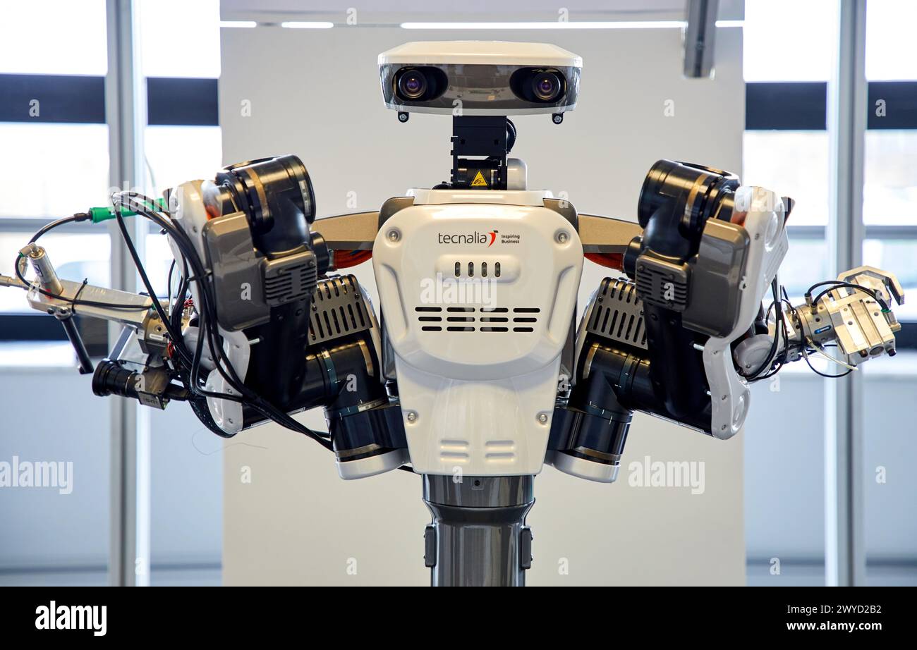 Robot, industrie, Centre de recherche et de technologie, Tecnalia recherche & innovation, Donostia, pays Basque, Espagne, Europe. Banque D'Images