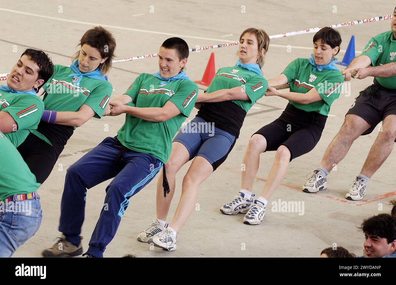 Sokatira, sport basque rural. Tolosa. Guipuzcoa. Euskadi. Espagne. Banque D'Images
