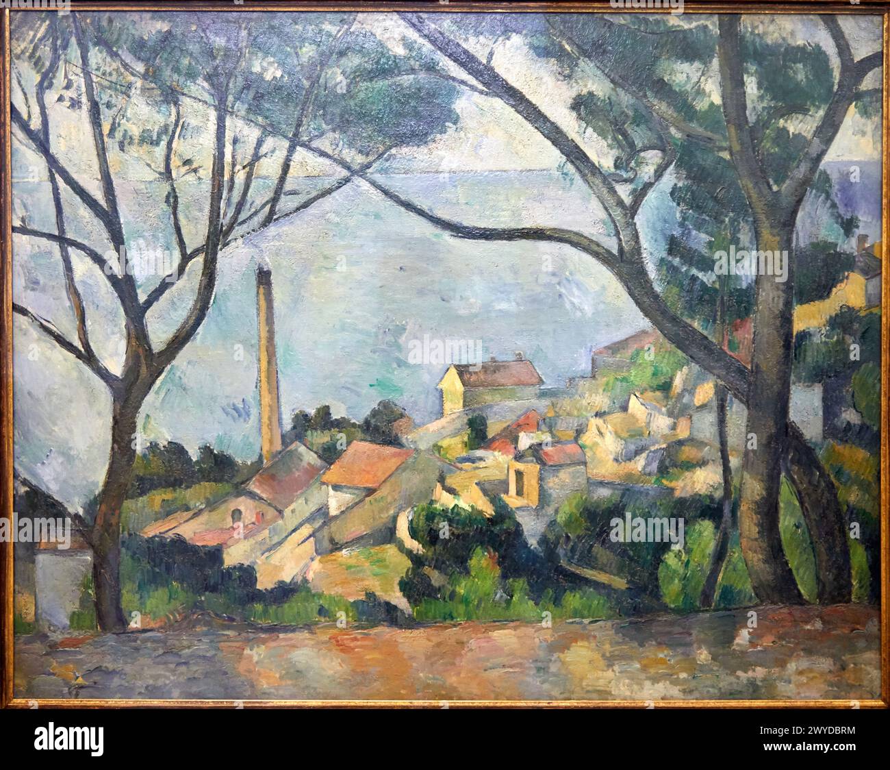 'La mer à l'Estaque', 1878-1879, Paul Cézanne, Musée Picasso, Paris, France, Europe. Banque D'Images