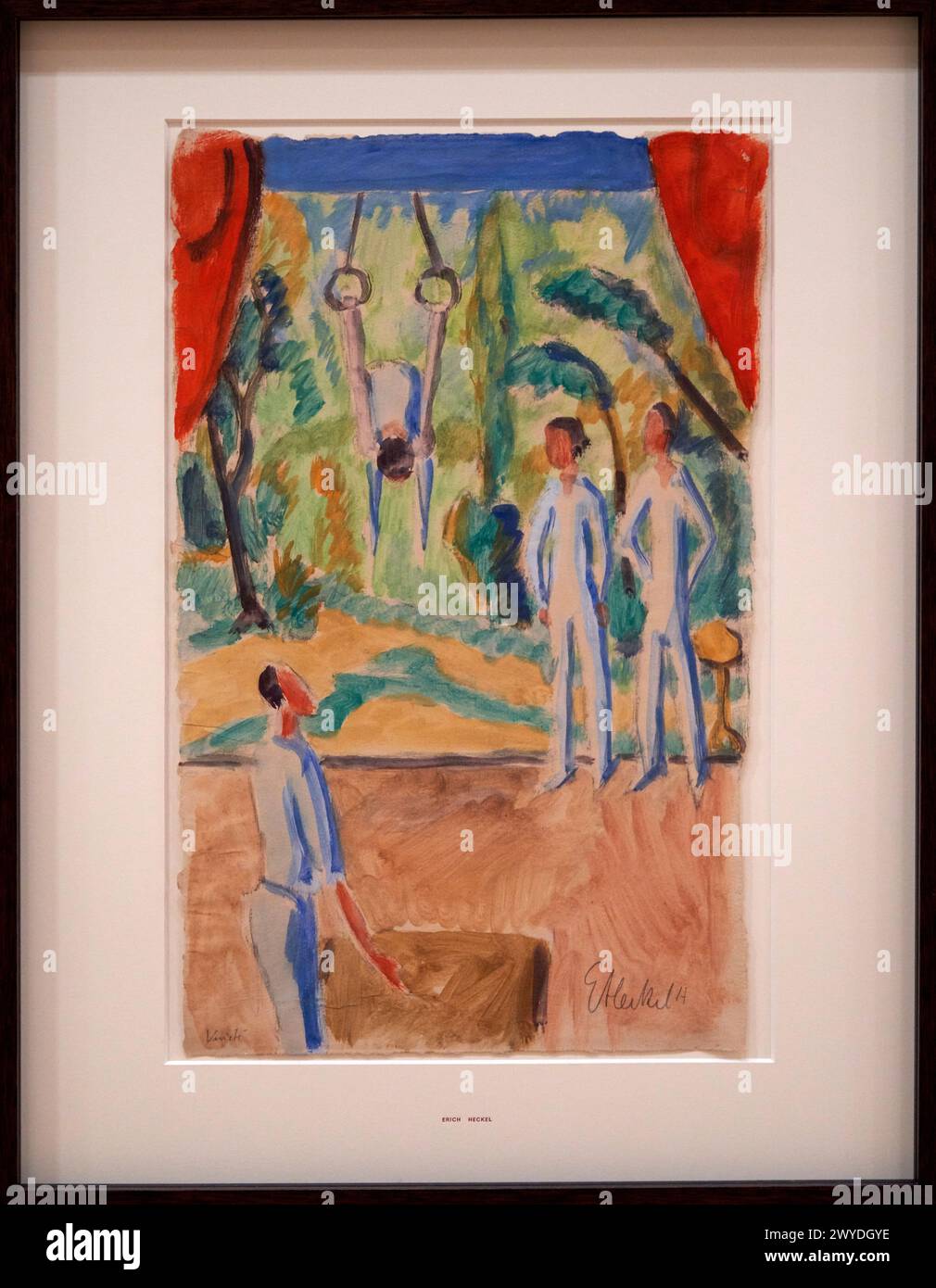 'Vaideville Show', 1917, Erich Heckel (1883-1970). Banque D'Images