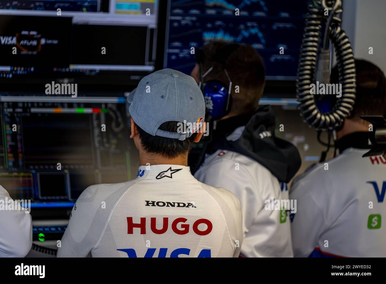 SUZUKA INTERNATIONAL RACING COURSE, JAPON - 05 AVRIL : Ayumu Iwasa, le pilote de réserve de l'équipe Visa Cash App RB F1 Team, lors du Grand Prix du Japon au Suzuka International Racing course le vendredi 05 avril 2024 à Suzuka, Japon. (Photo de Michael Potts/BSR Agency) crédit : BSR Agency/Alamy Live News Banque D'Images