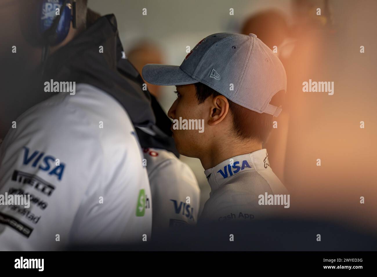 SUZUKA INTERNATIONAL RACING COURSE, JAPON - 05 AVRIL : Ayumu Iwasa, le pilote de réserve de l'équipe Visa Cash App RB F1 Team, lors du Grand Prix du Japon au Suzuka International Racing course le vendredi 05 avril 2024 à Suzuka, Japon. (Photo de Michael Potts/BSR Agency) crédit : BSR Agency/Alamy Live News Banque D'Images
