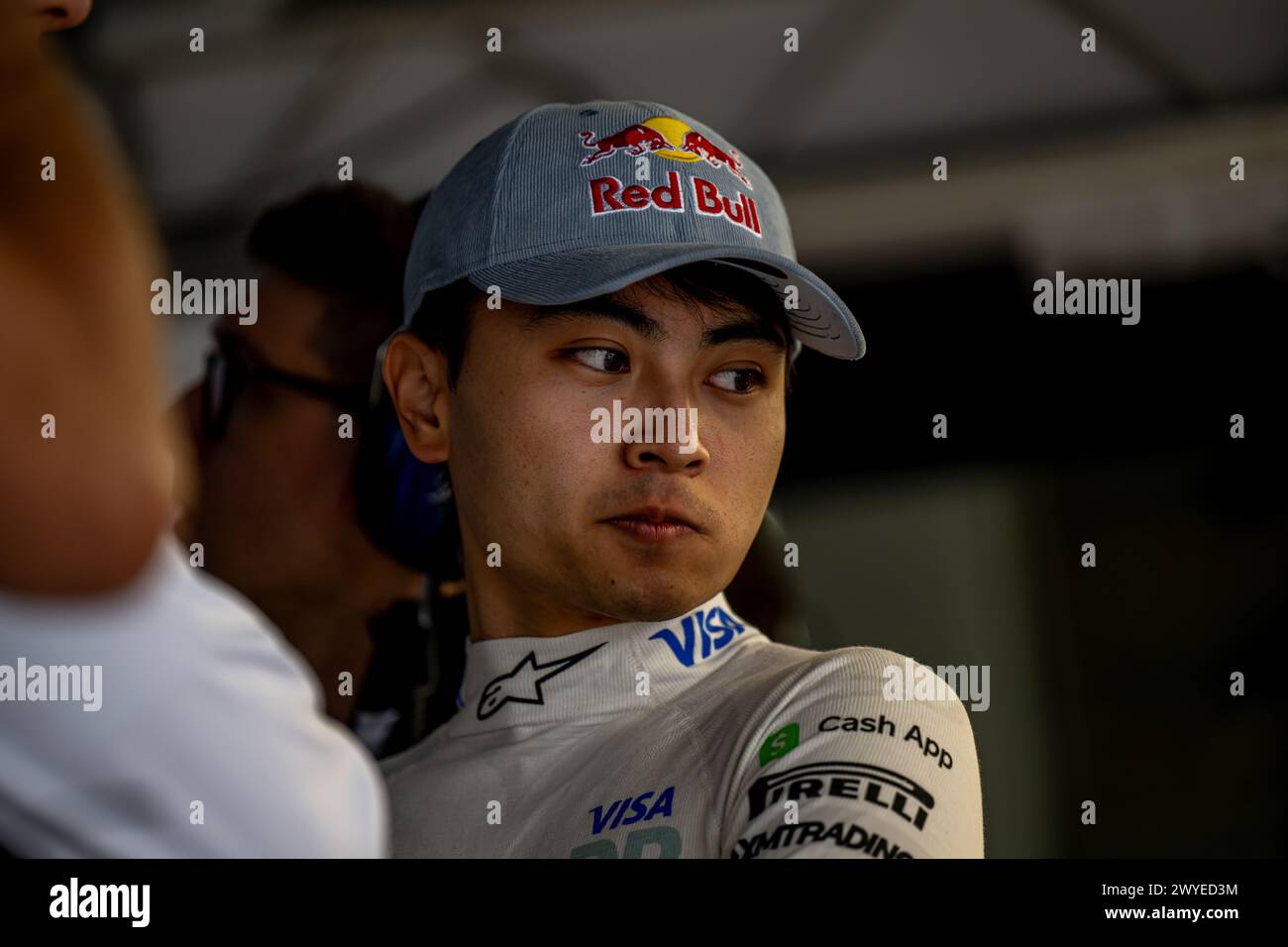 SUZUKA INTERNATIONAL RACING COURSE, JAPON - 05 AVRIL : Ayumu Iwasa, le pilote de réserve de l'équipe Visa Cash App RB F1 Team, lors du Grand Prix du Japon au Suzuka International Racing course le vendredi 05 avril 2024 à Suzuka, Japon. (Photo de Michael Potts/BSR Agency) crédit : BSR Agency/Alamy Live News Banque D'Images