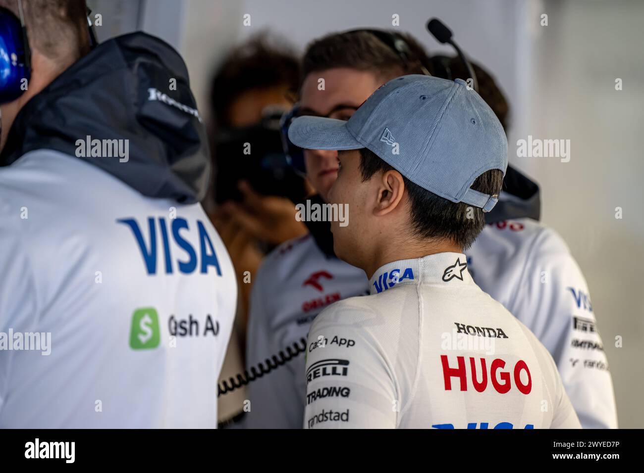 SUZUKA INTERNATIONAL RACING COURSE, JAPON - 05 AVRIL : Ayumu Iwasa, le pilote de réserve de l'équipe Visa Cash App RB F1 Team, lors du Grand Prix du Japon au Suzuka International Racing course le vendredi 05 avril 2024 à Suzuka, Japon. (Photo de Michael Potts/BSR Agency) crédit : BSR Agency/Alamy Live News Banque D'Images