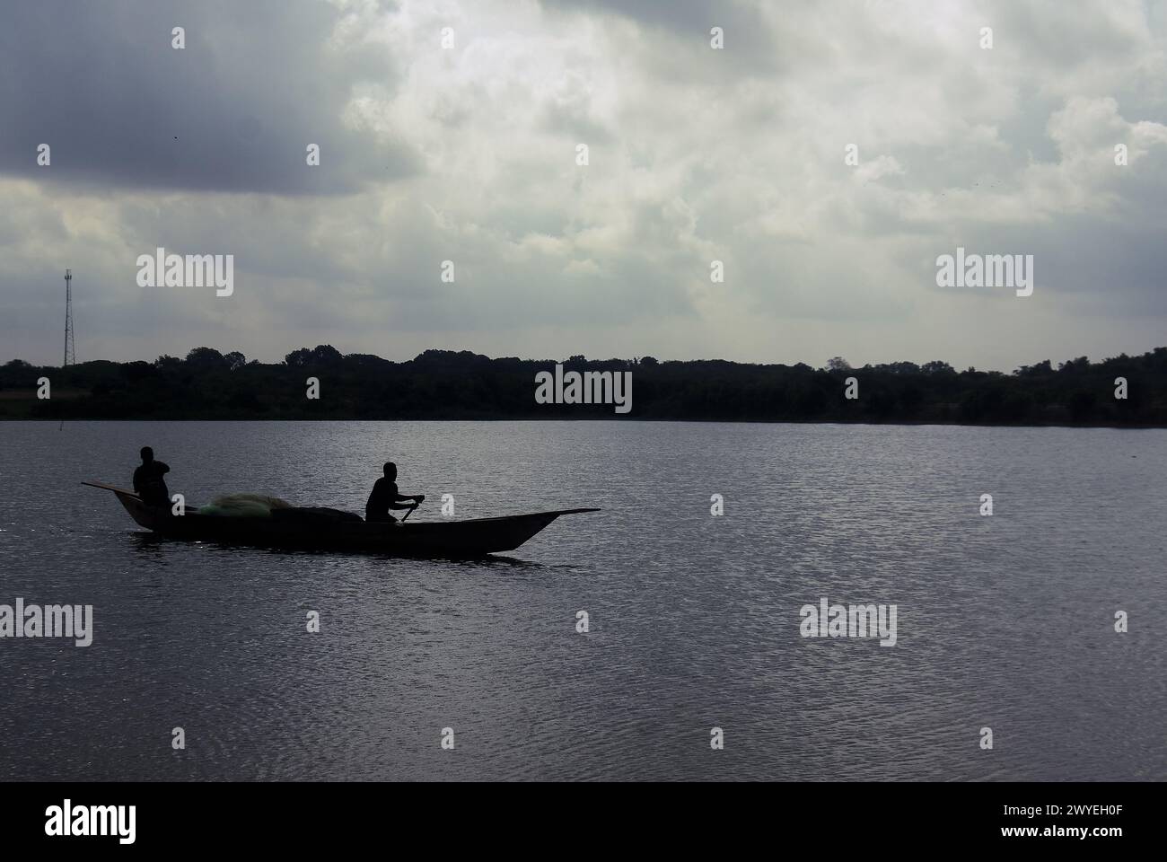 pêcheurs ghanéens Banque D'Images