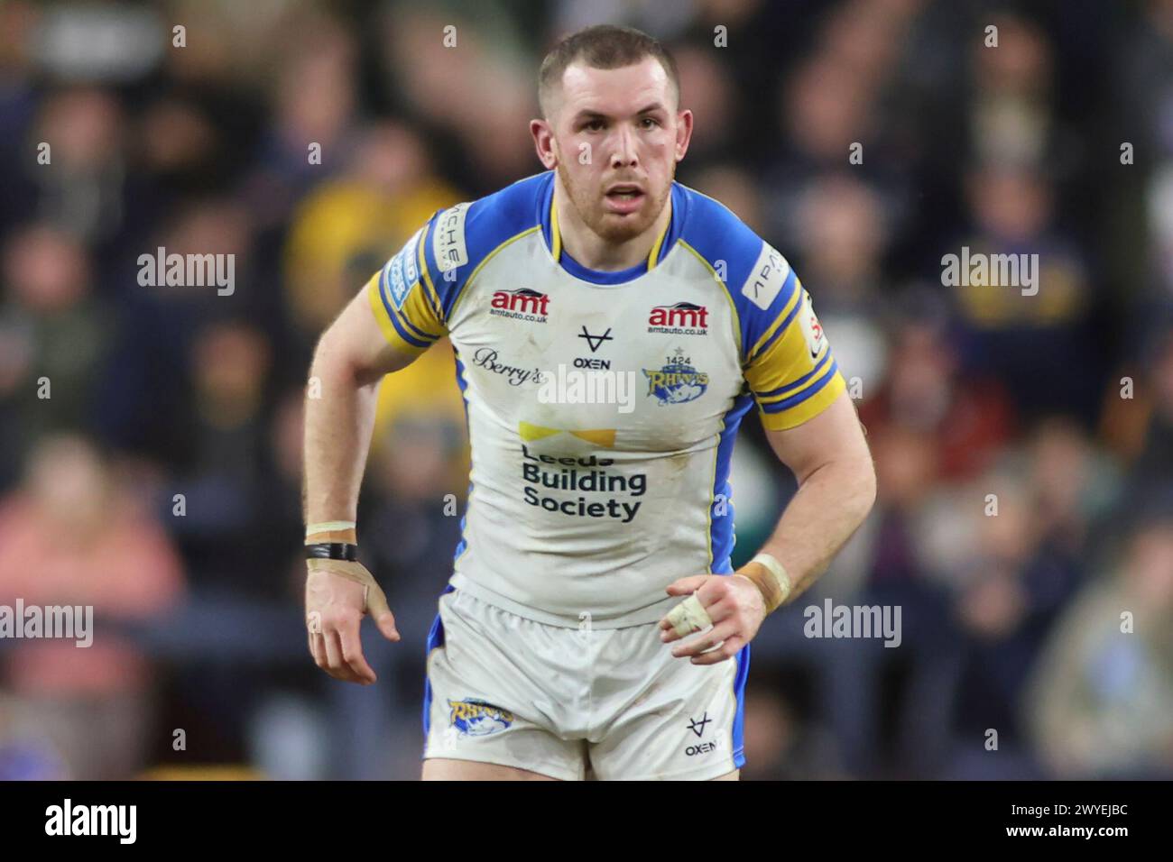 Leeds, Royaume-Uni. 05th Apr, 2024. AMT Headingley Rugby Stadium, Leeds, West Yorkshire, 5 avril 2024. Betfred Super League Leeds Rhinos v Warrington Wolves Cameron Smith of Leeds Rhinos Credit : Touchlinepics/Alamy Live News Banque D'Images