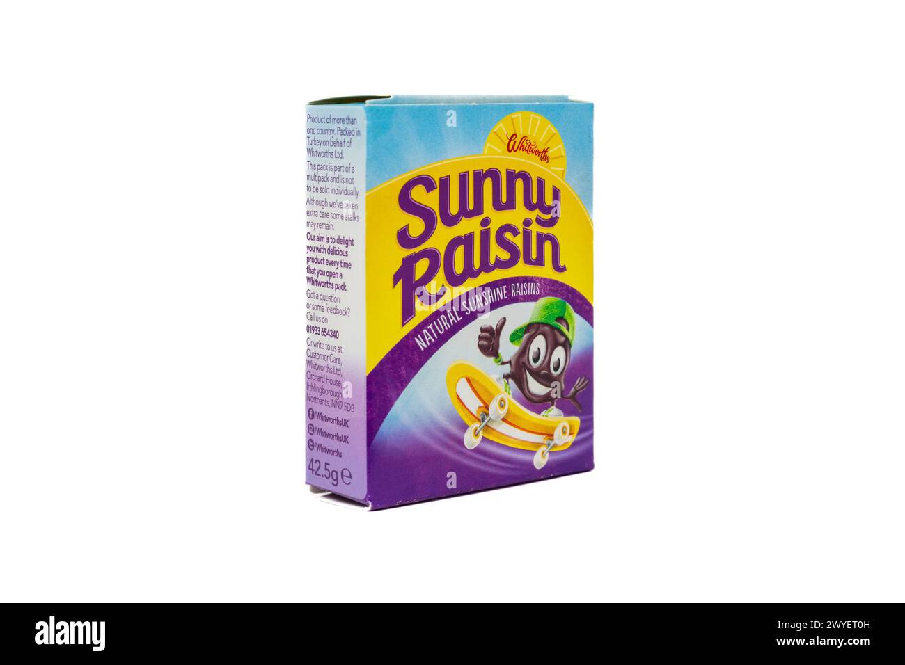 Sunny raisins Kids Snack Pack Banque D'Images