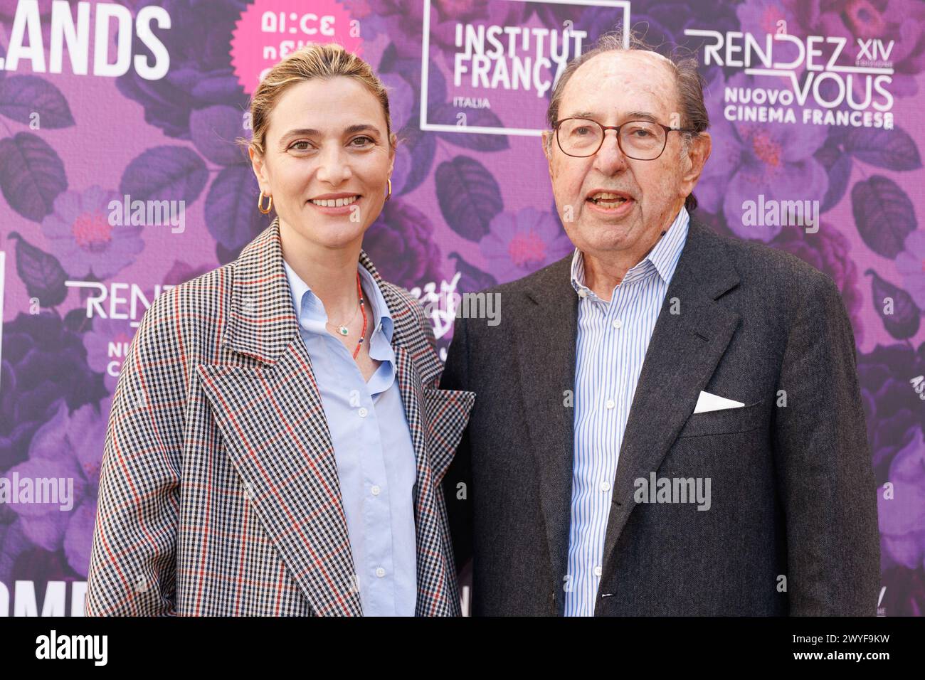 News - Photocall WOMENLANDS RENDEZ-VOUS Award 2024 Anna Foglietta et Gianni Battistoni lors du Photocall du WOMENLANDS RENDEZ-VOUS Award 2024, 6 avril 2024 à Rome, Italie Copyright : xcxEmanuelaxVertolli/SportReporterx/xLiveMediax LPN 1300162 Banque D'Images