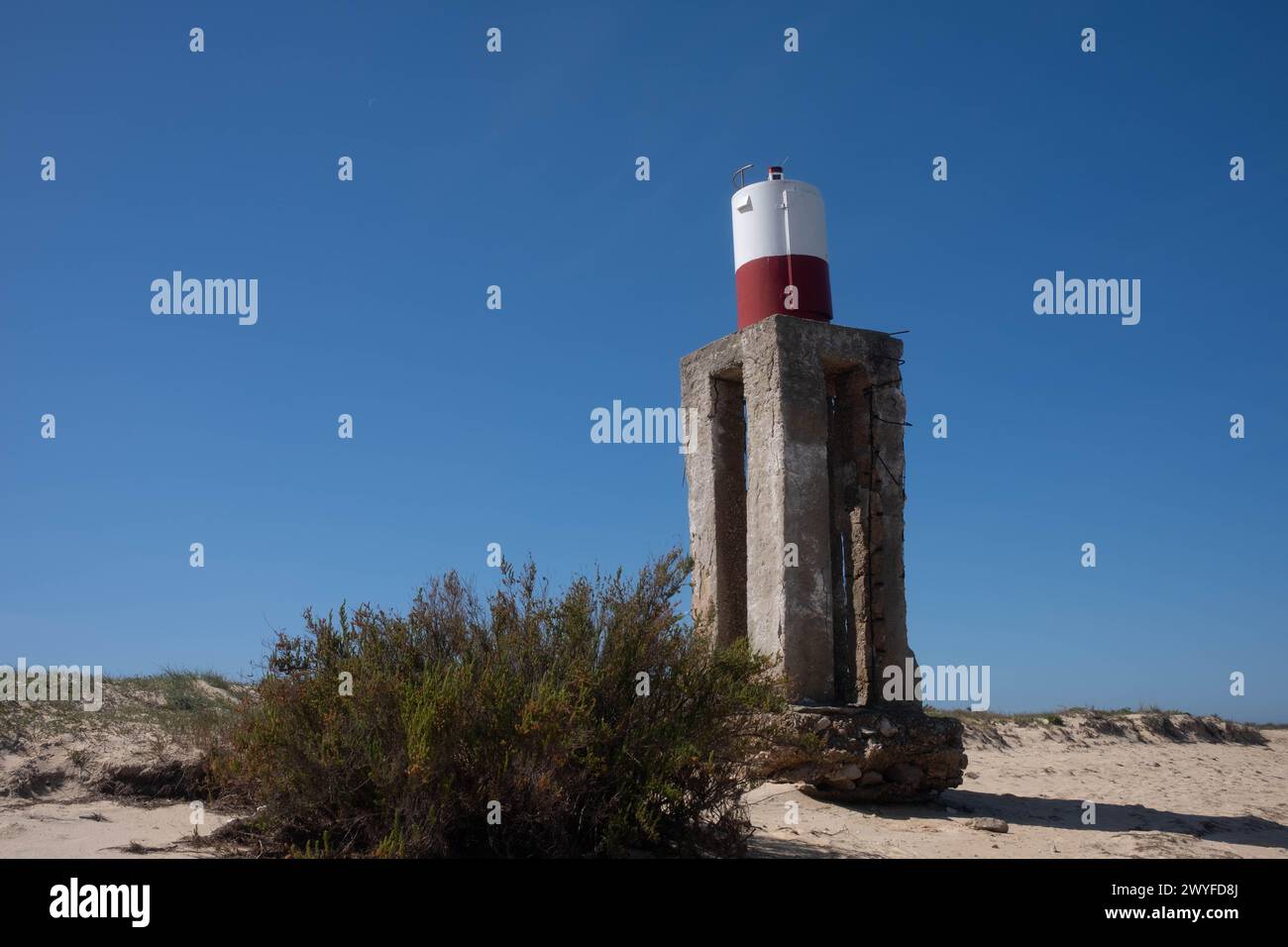 Isla deserta, Faro, Algarve, Portugal Banque D'Images