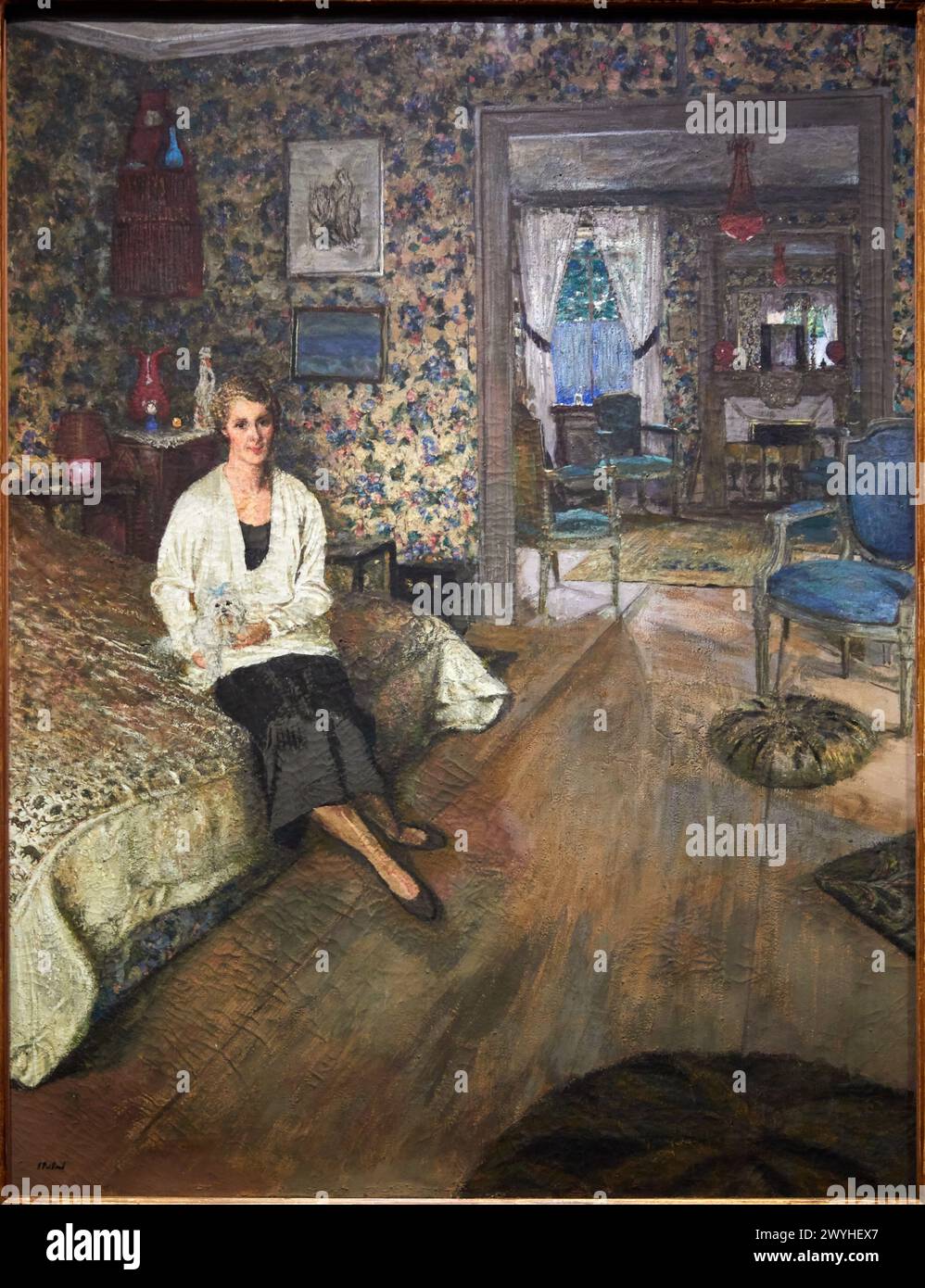'La Comtesse Marie-Blanche de Polignac', 1928-1932, Édouard Vuillard, Musée d'Orsay, Paris, France, Europe. Banque D'Images