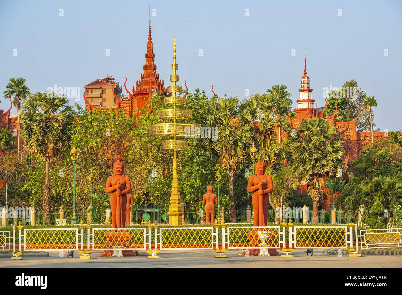 Cambodge, Phnom Penh, district de Doun Penh, Musée national du Cambodge Banque D'Images