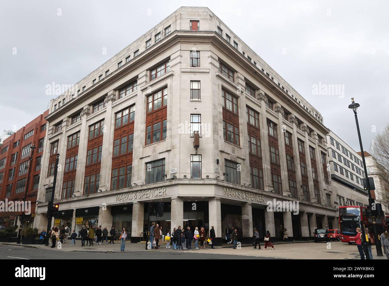 Marks & Spencer grand magasin à Oxford Street, Londres Banque D'Images