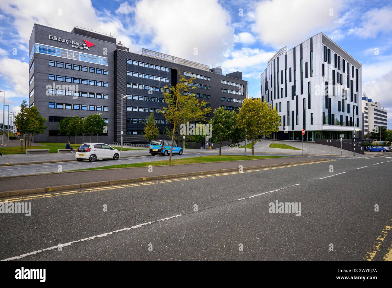 Campus Sighthill de l'Université Napier d'Édimbourg, Édimbourg, Écosse, Royaume-Uni Banque D'Images