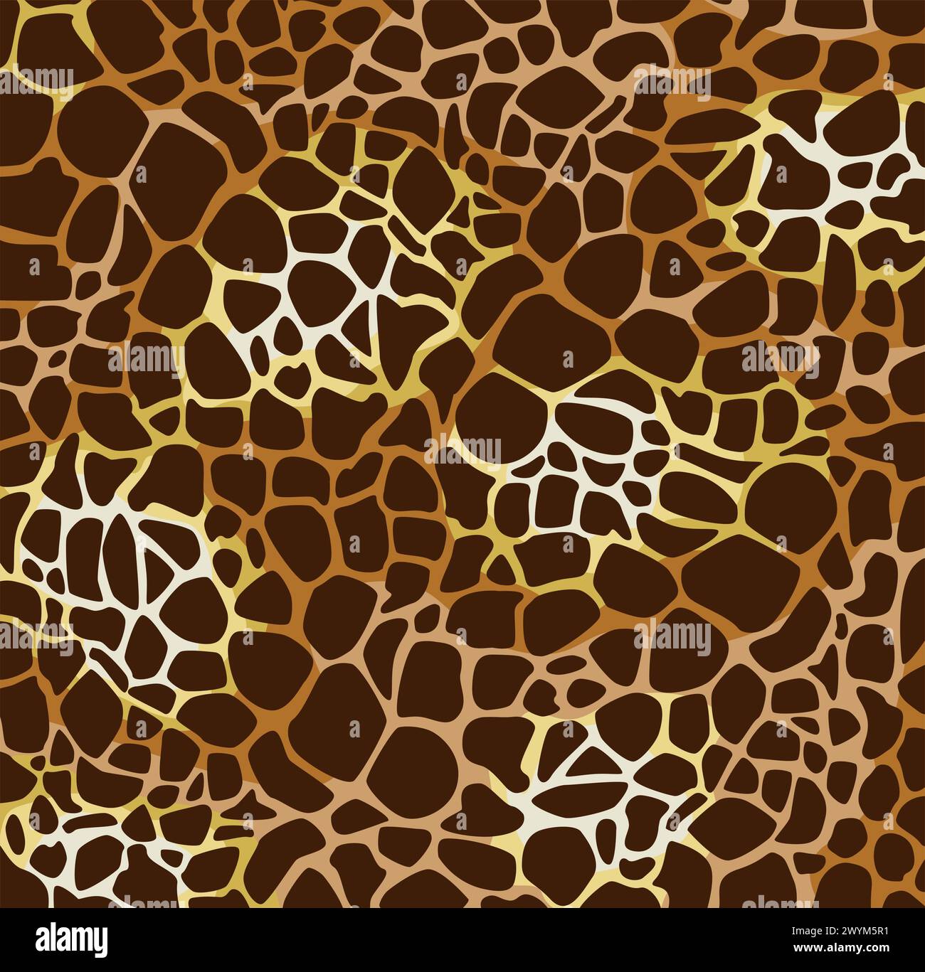 La peau d'animaux vecteurs de motif girafe imprimer Illustration de Vecteur