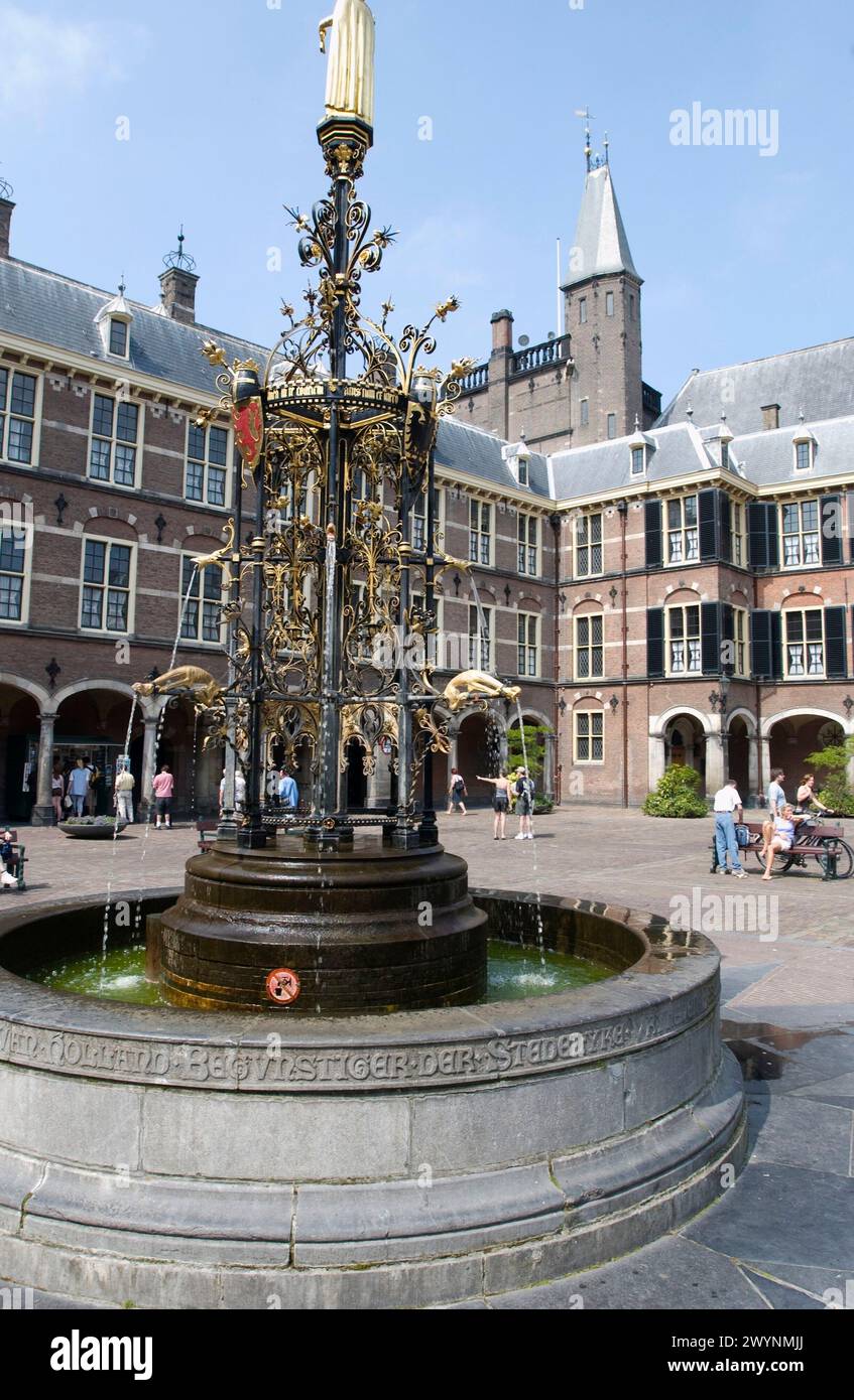 Binnenhof, La Haye, Pays-Bas. Banque D'Images