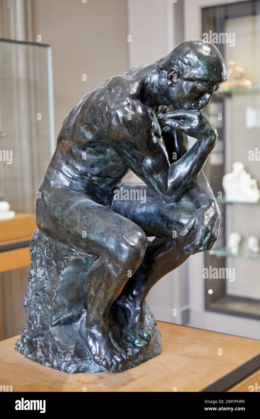 Le penseur, Auguste Rodin, Musée Rodin. Paris. France Banque D'Images