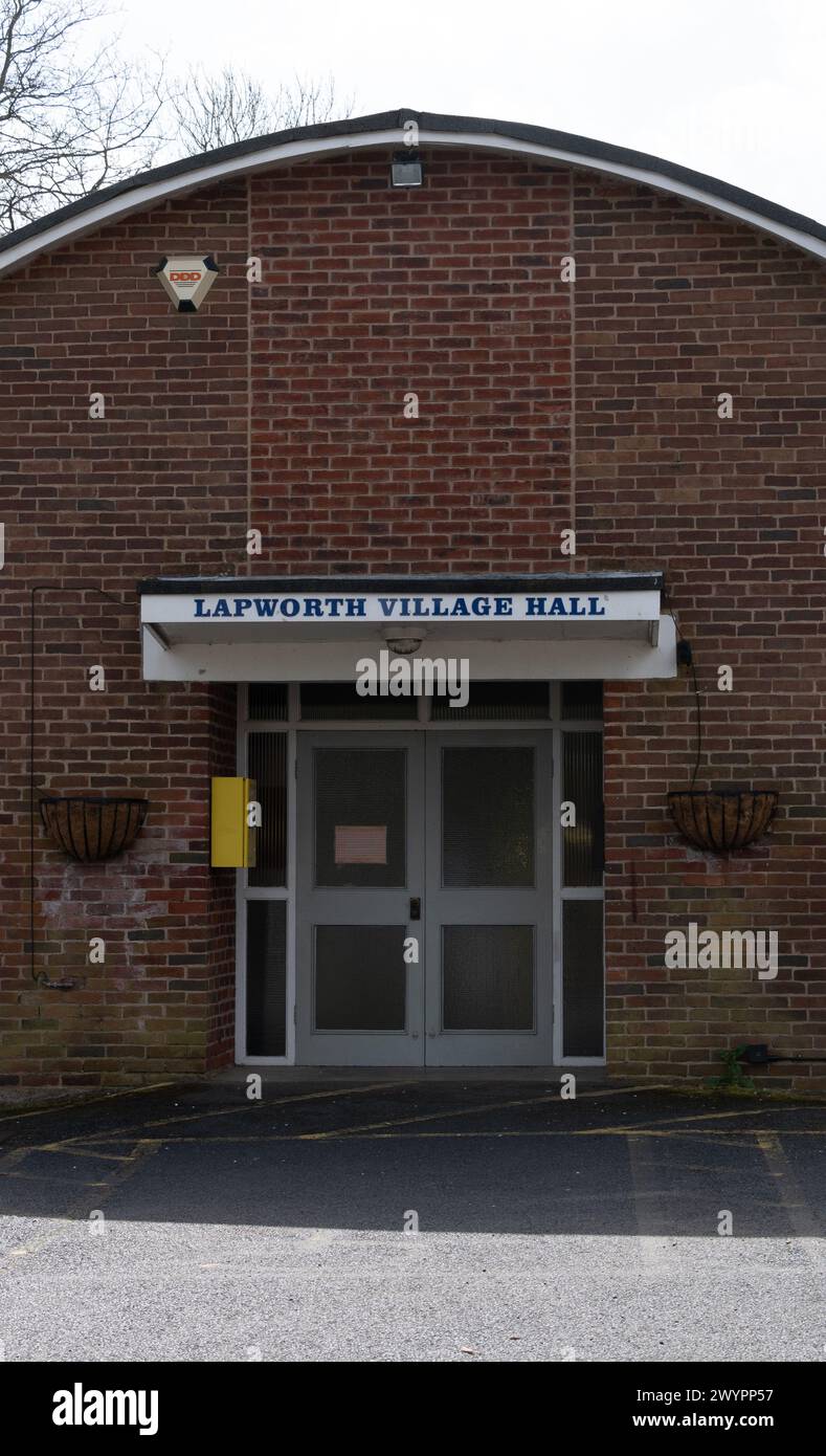 The village Hall, Lapworth, Warwickshire, Angleterre, Royaume-Uni Banque D'Images