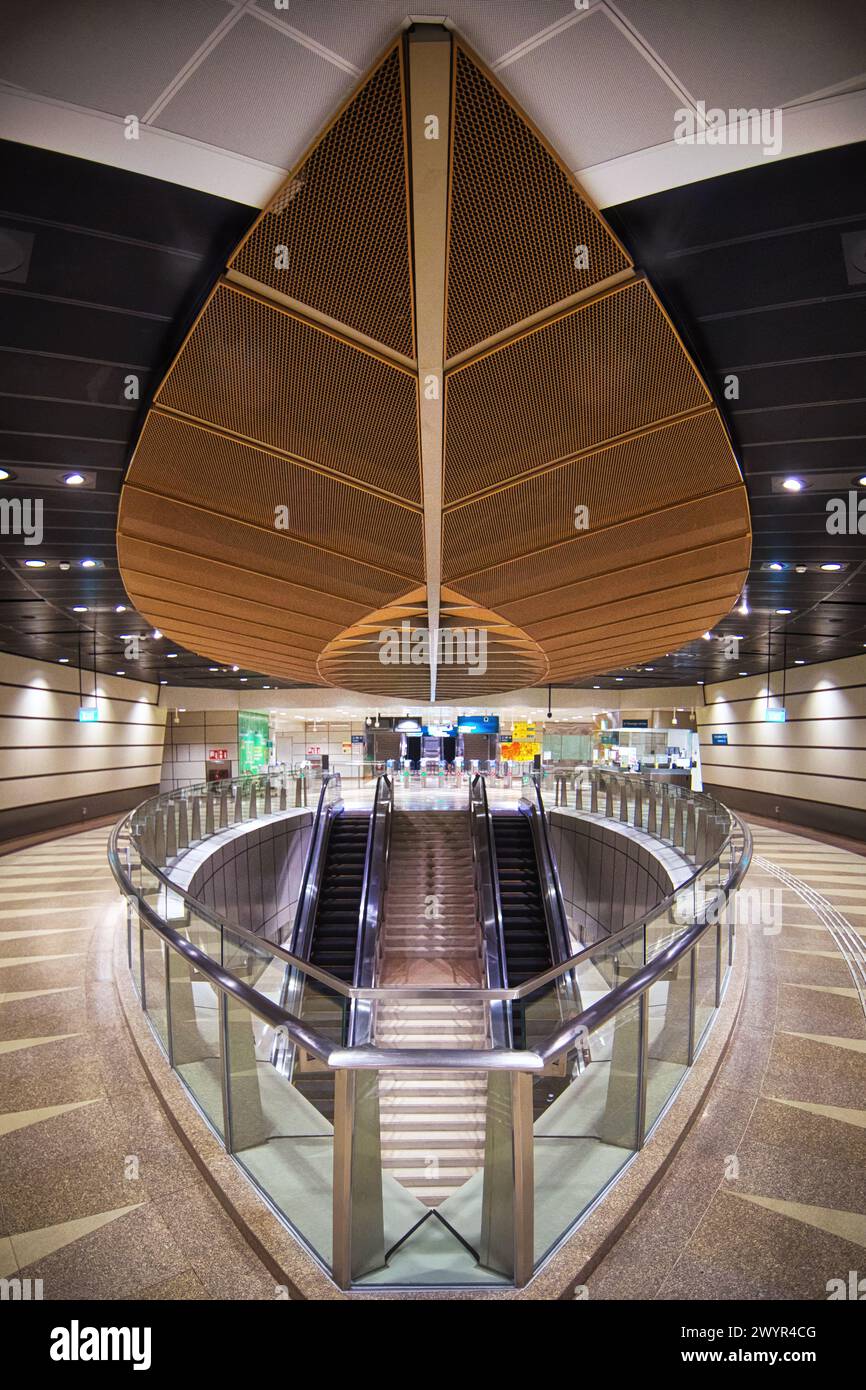 Station de métro Geylang Bahru, Singapour. Banque D'Images