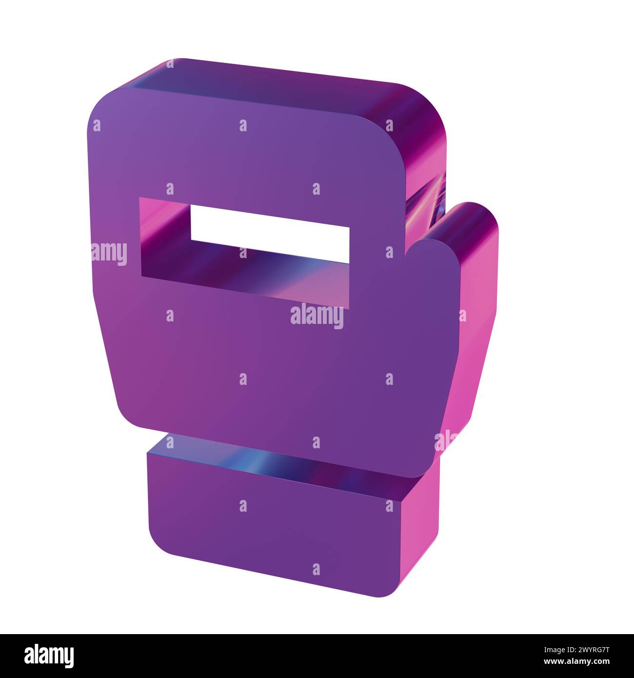 Belles illustrations abstraites icônes de symbole Blue Sports MMA Banque D'Images