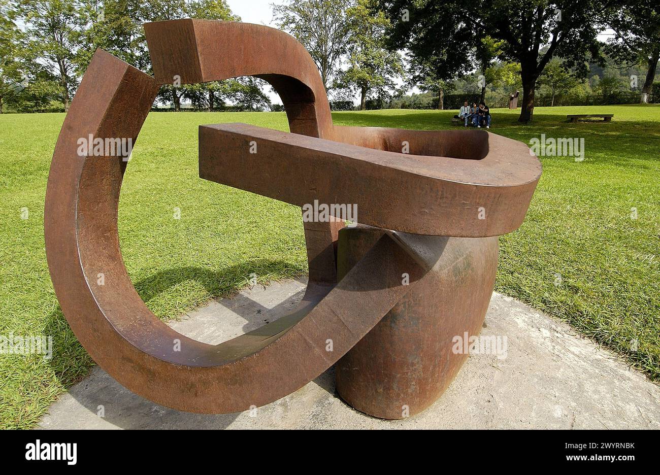 Musée Chillida Leku. Caserío Zabalaga. Hernani. Guipuzcoa. L'Euskadi. L'Espagne. Banque D'Images