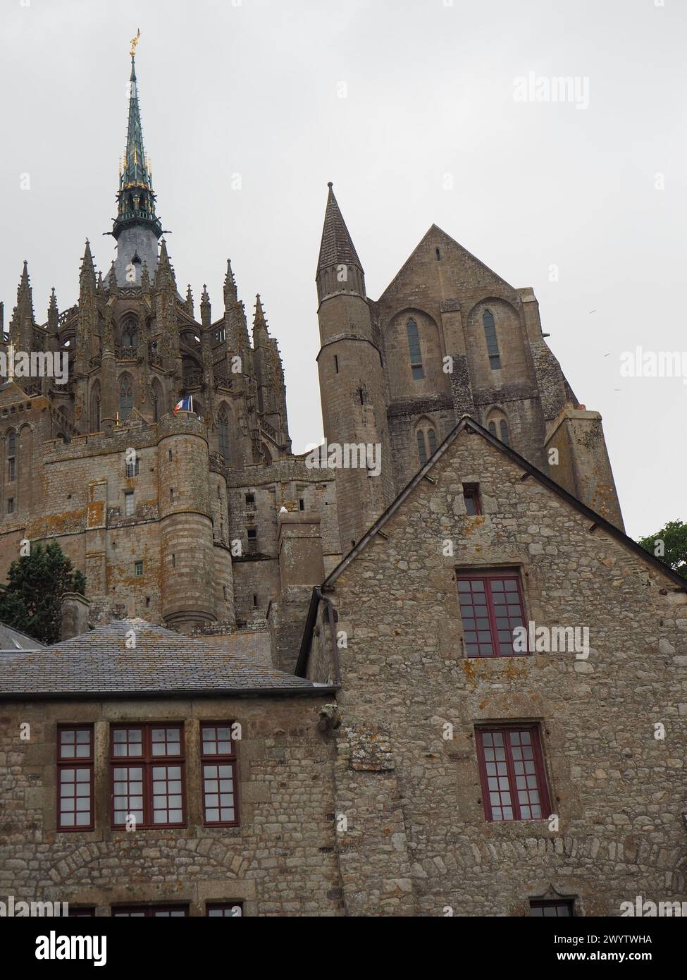 Mont saint michel, monastère, France Banque D'Images