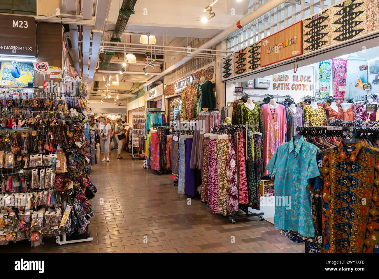 Kuala Lumpur, Malaisie - avril 7,2024 : les gens peuvent voir explorer et faire du shopping autour du marché central. Banque D'Images