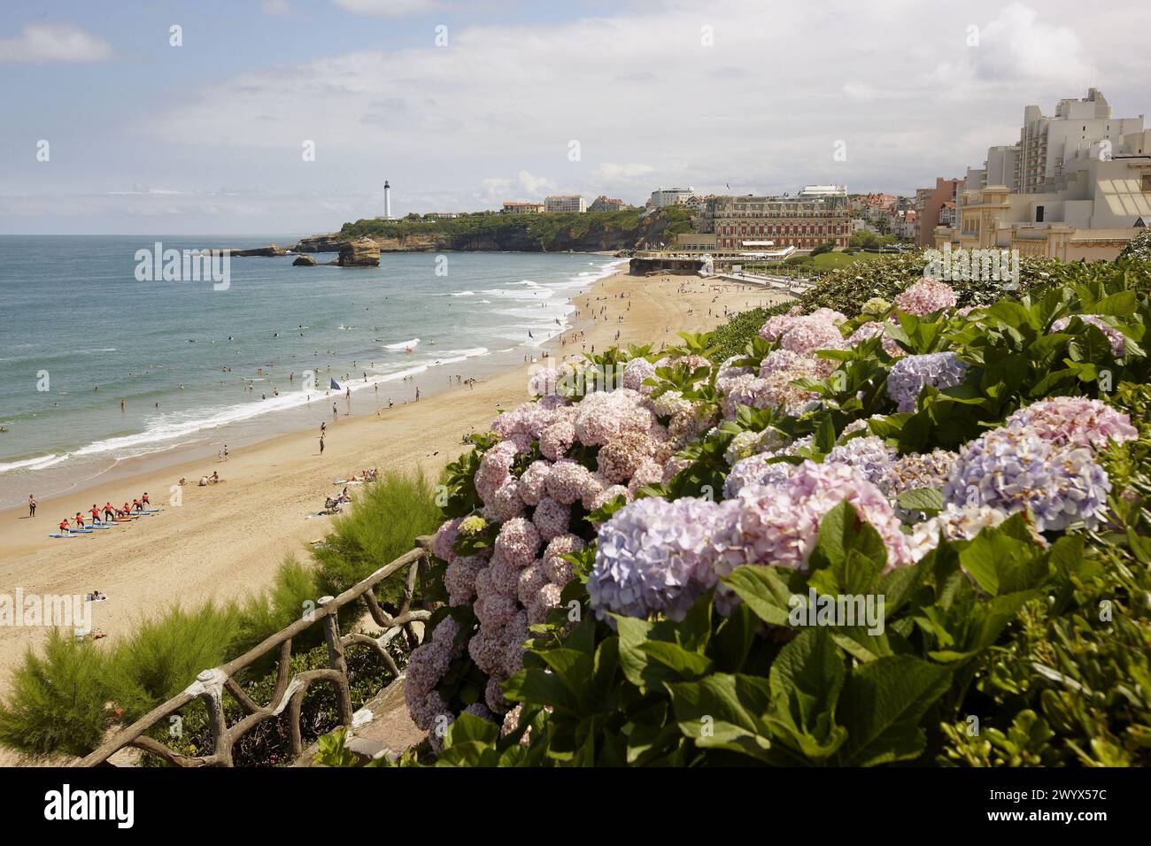 Biarritz. Aquitaine, Pyrénées-Atlantiques, France. Banque D'Images