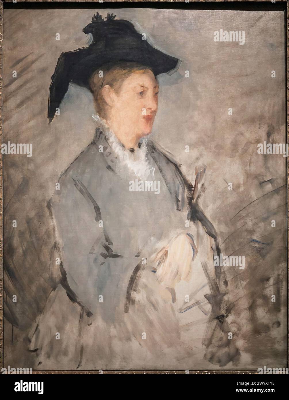 "Madame Édouard Manet", 1873, Édouard Manet (1832-1883). Banque D'Images