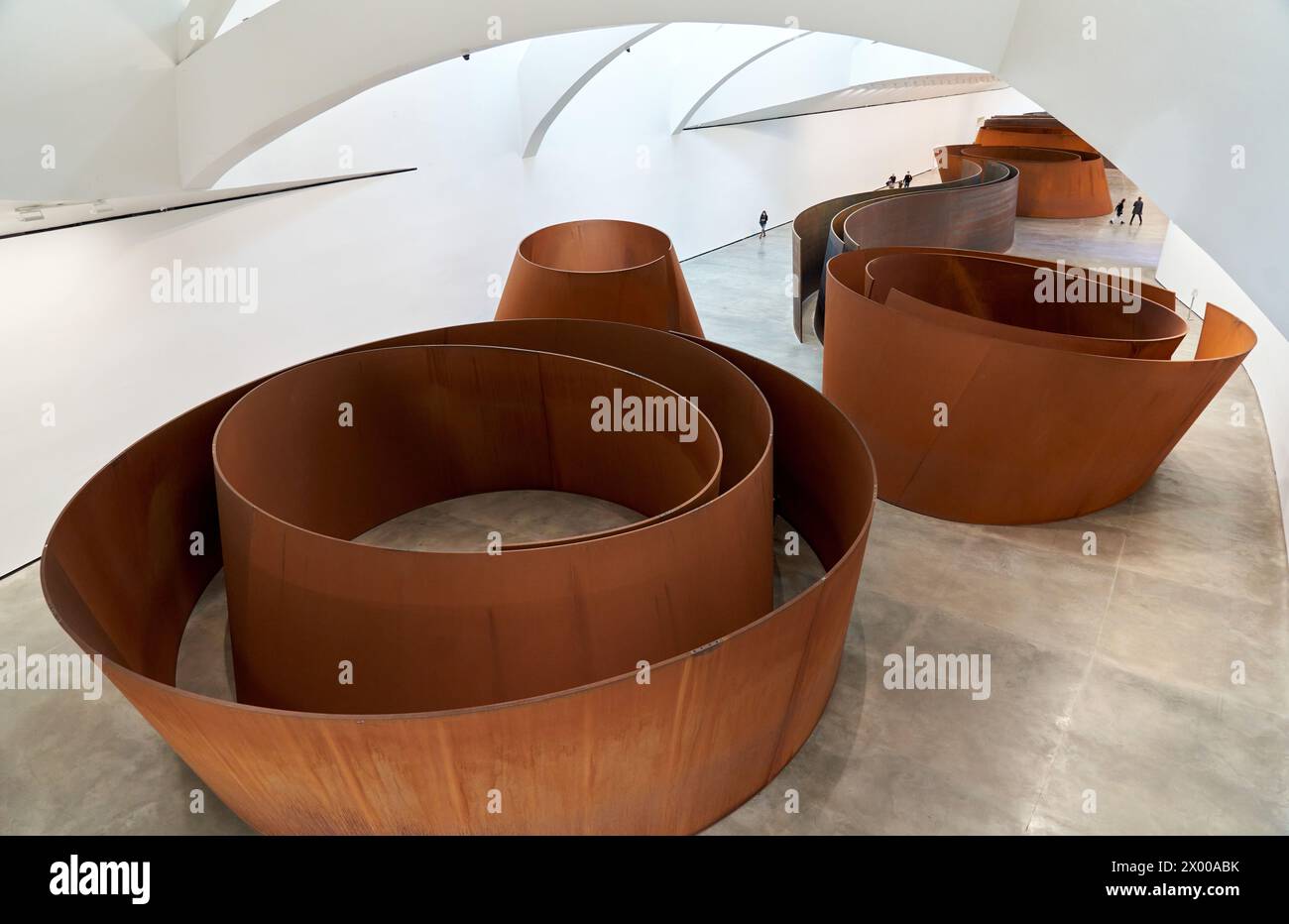 The Matter of Time, 19942005, Richard Serra (1938), Musée Guggenheim Bilbao, Bilbao, pays Basque, Espagne, Europe. Banque D'Images