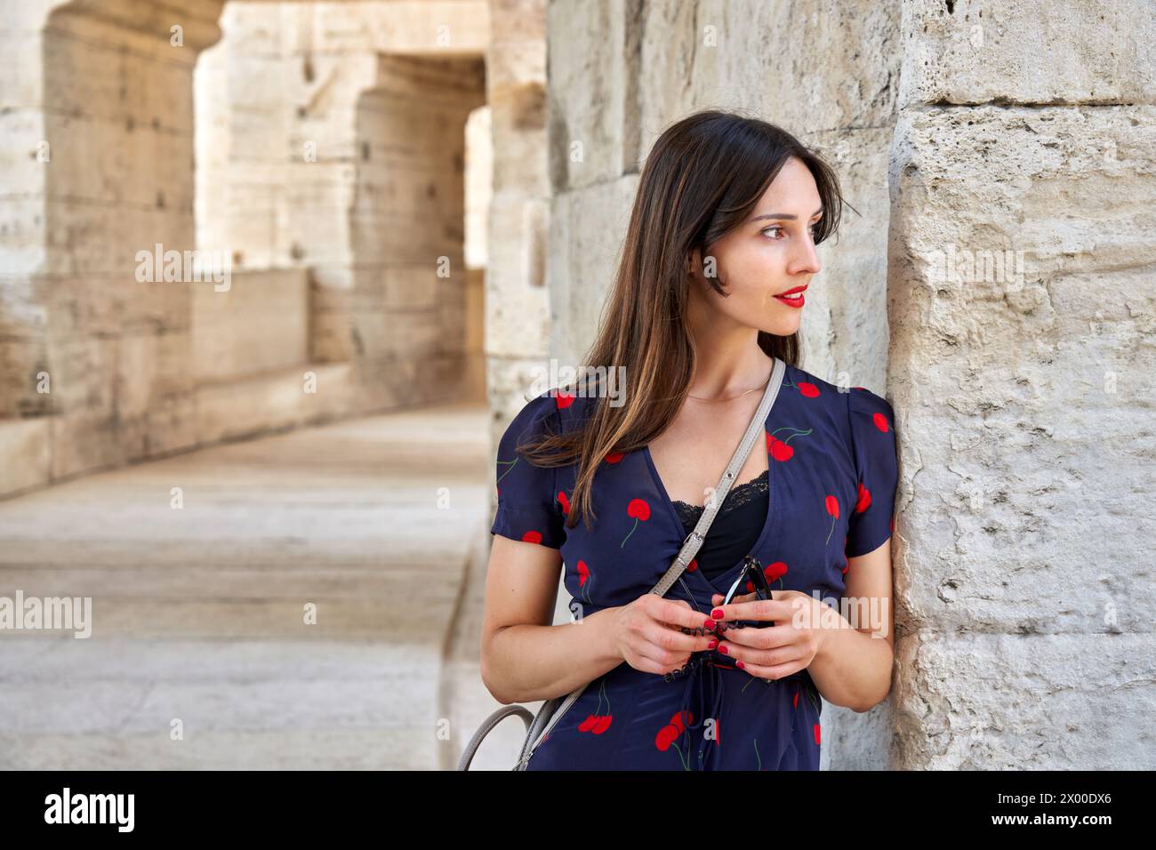 Arènes d'Arles, Amphithéâtre romain, Arles, Bouches-du-Rhône, Provence-Alpes-Côte dAzur, France, Europe. Banque D'Images