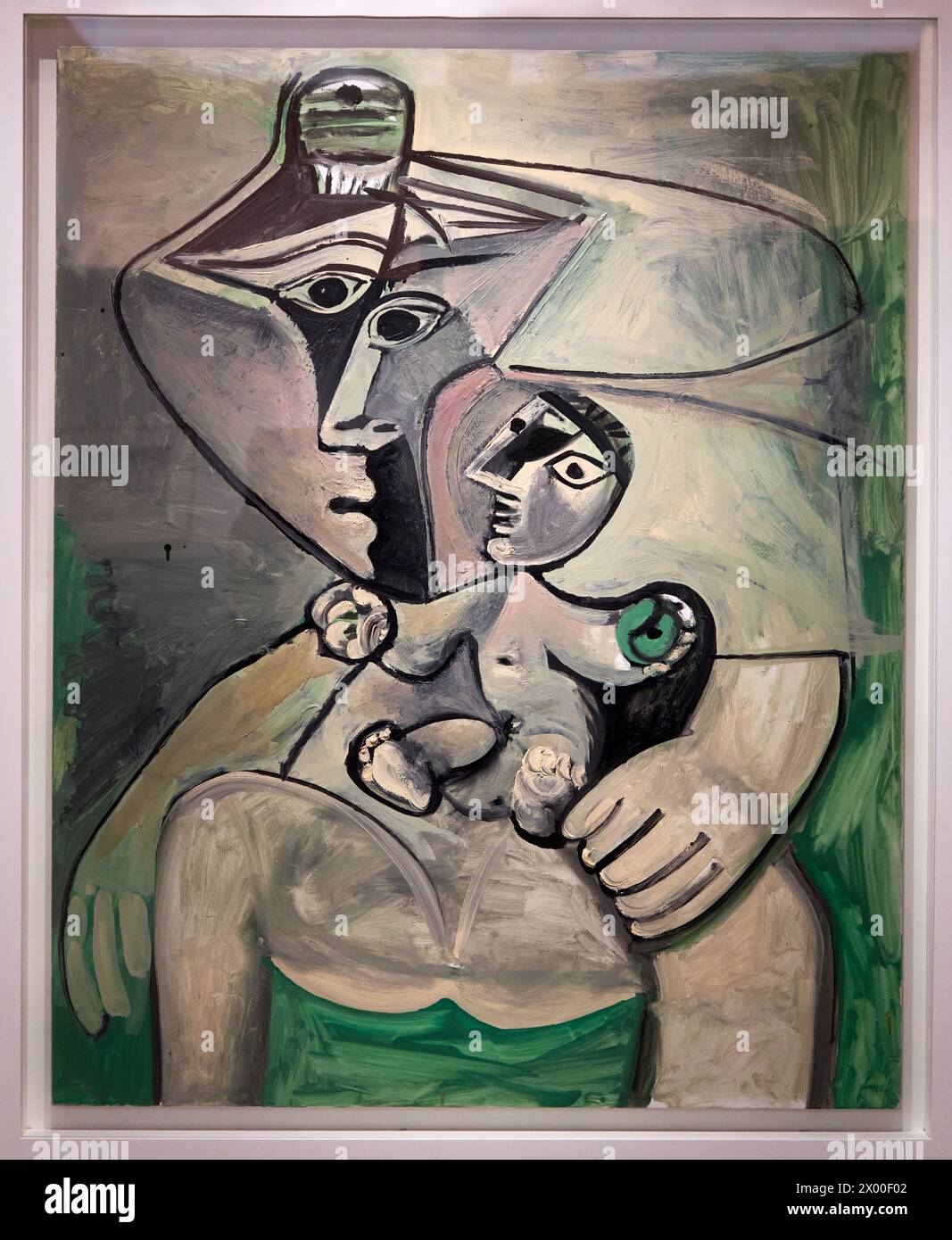 Pablo Picasso (1881-1973), maternité, Mougins, 1971, Musée Thyssen Bornemisza, Madrid, Espagne, Europe. Banque D'Images