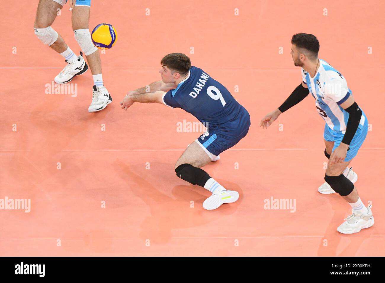 Santiago Danani (Argentine). Championnat du monde de volley 2022. Banque D'Images