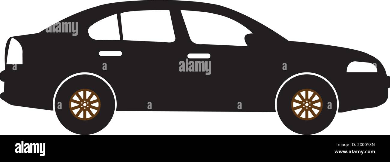 conception de symbole d'illustration vectorielle d'icône de voiture Illustration de Vecteur