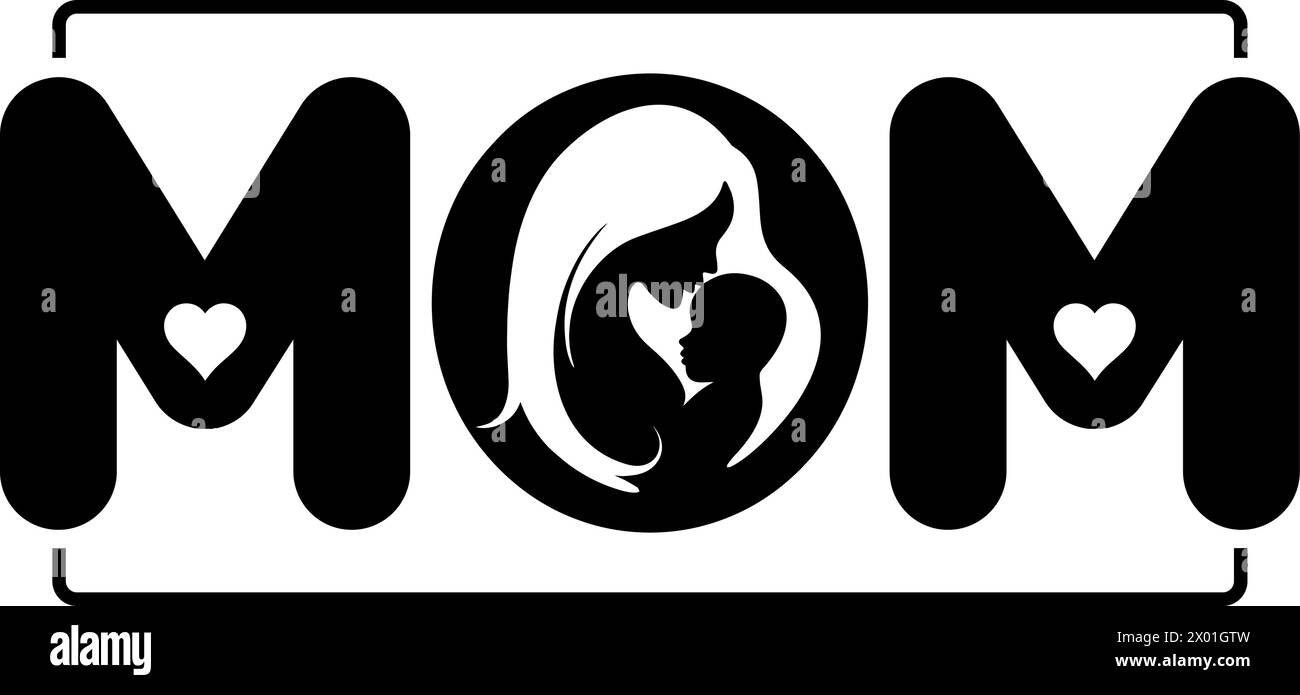 Design de T-shirt de typographie de fête des mères Illustration de Vecteur