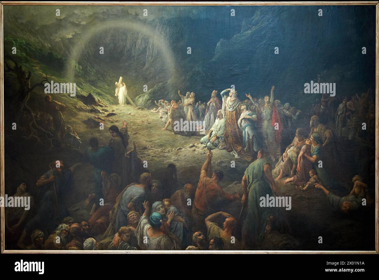 'La Vallée de larmes', 1883, Gustave Doré, petit Palais Musée des Beaux Arts de la ville de Paris, France, Europe Banque D'Images