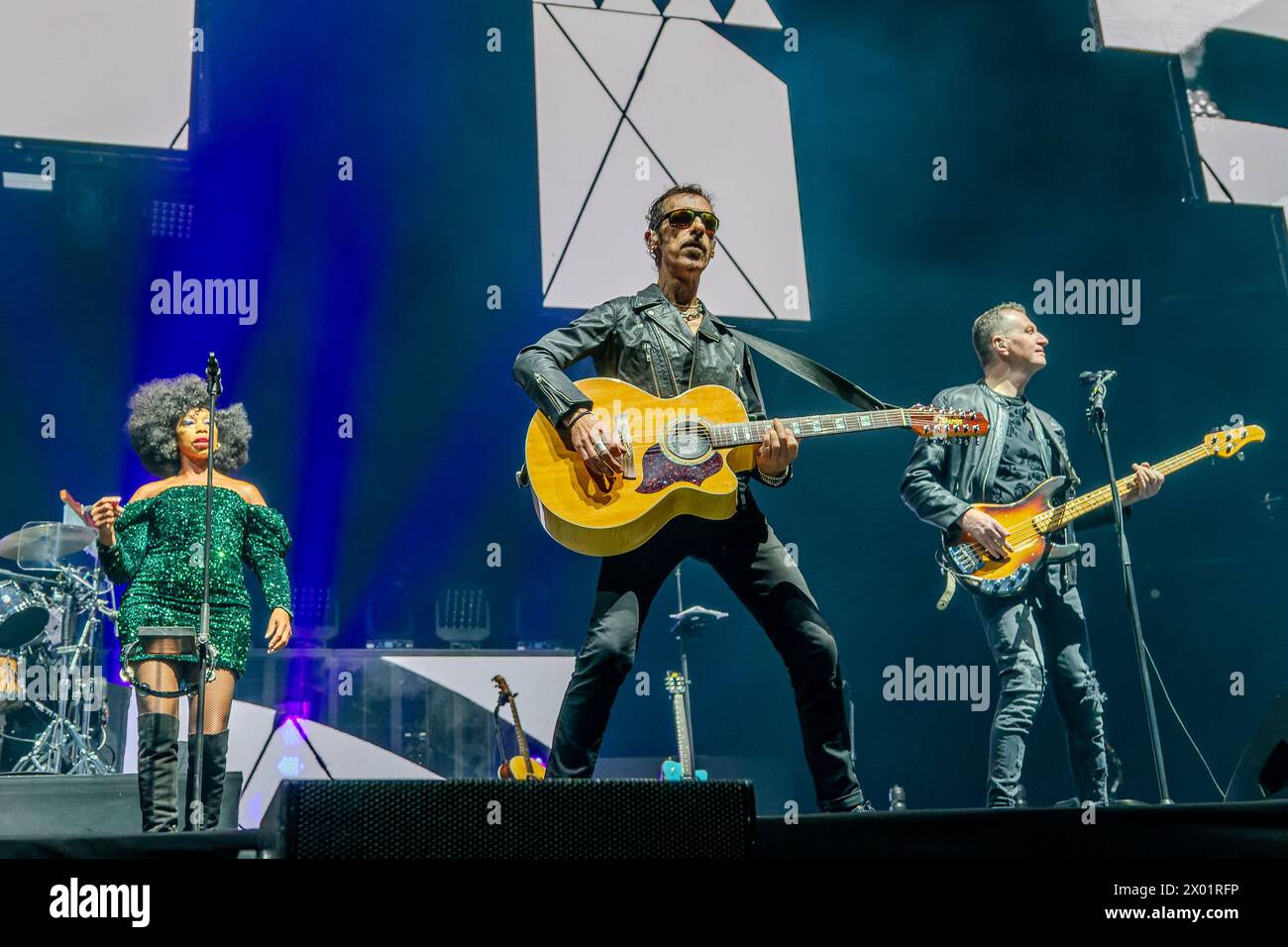 Anvers, Belgique, 5 avril 2024. Concert simple Minds au Sportpaleis Banque D'Images