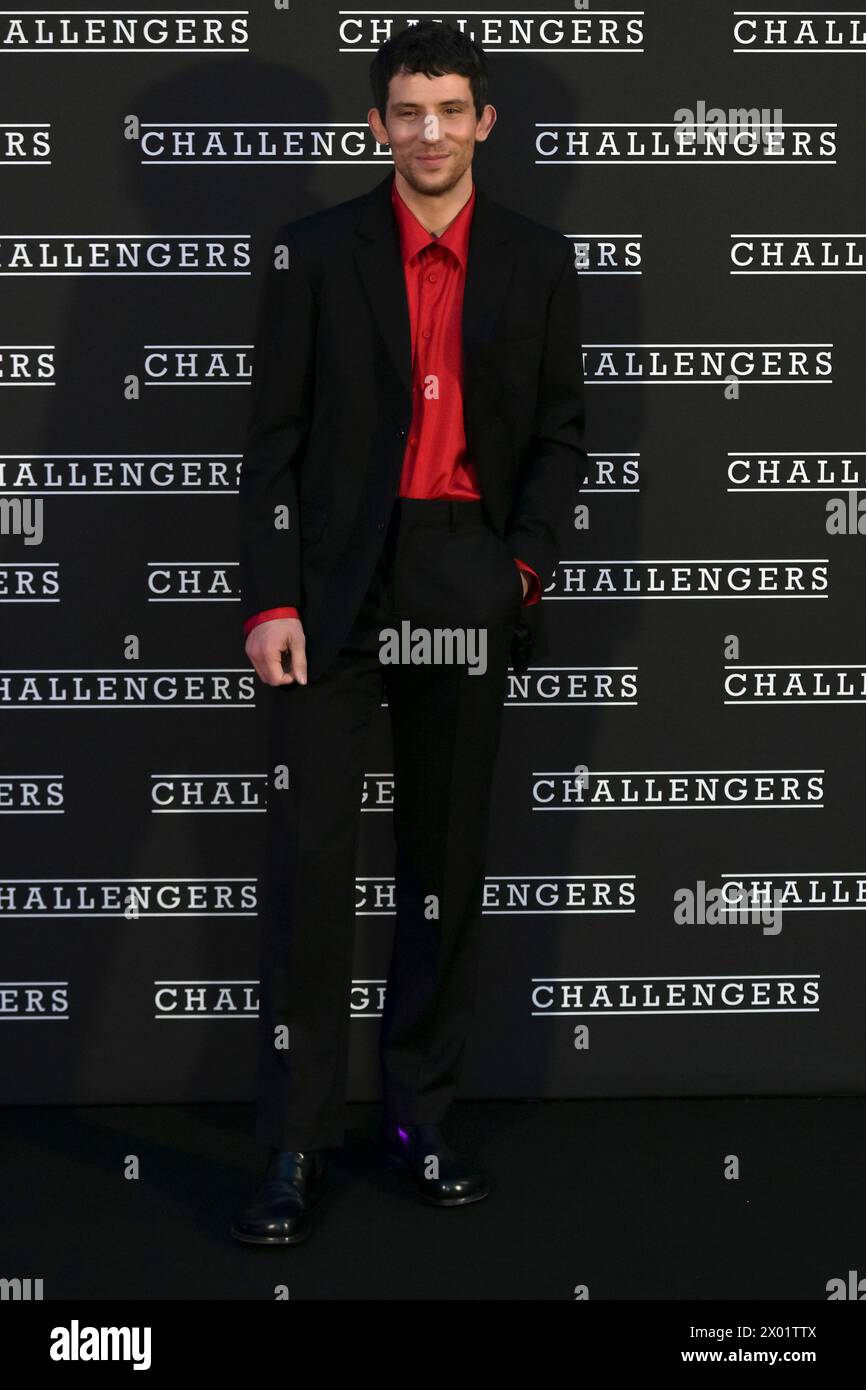 L'acteur Josh O'Connor assiste à la première du film 'Challengers' au Cinema Barberini à Rome (Italie), le 8 avril 2024. Banque D'Images