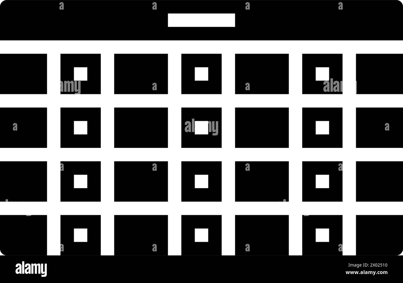 illustration vectorielle d'icône de glyphe de jeu de croquet de mort Illustration de Vecteur