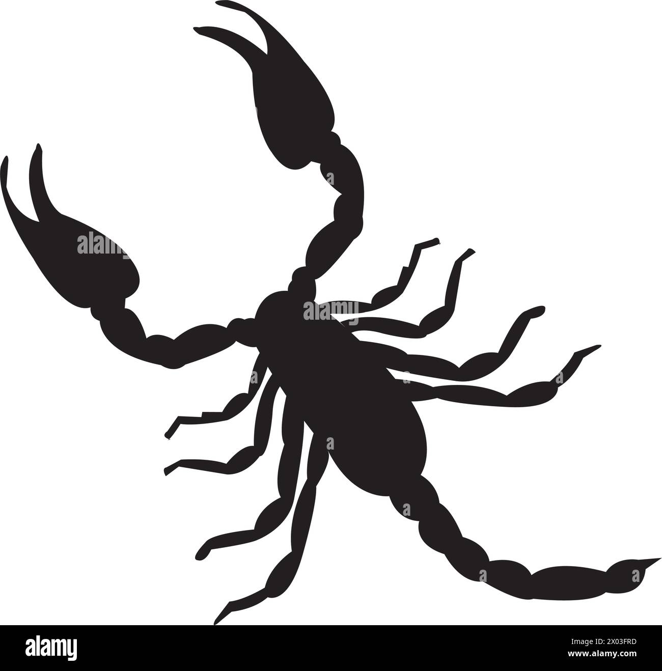 conception de logo d'illustration vectorielle d'icône scorpion Illustration de Vecteur