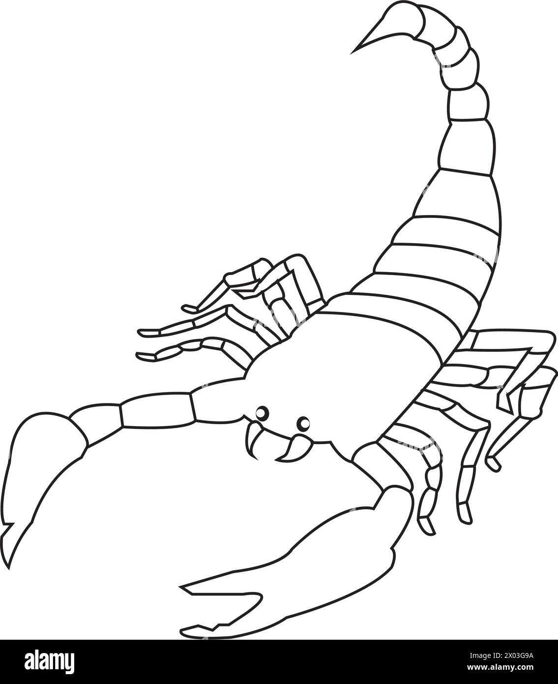conception de logo d'illustration vectorielle d'icône scorpion Illustration de Vecteur