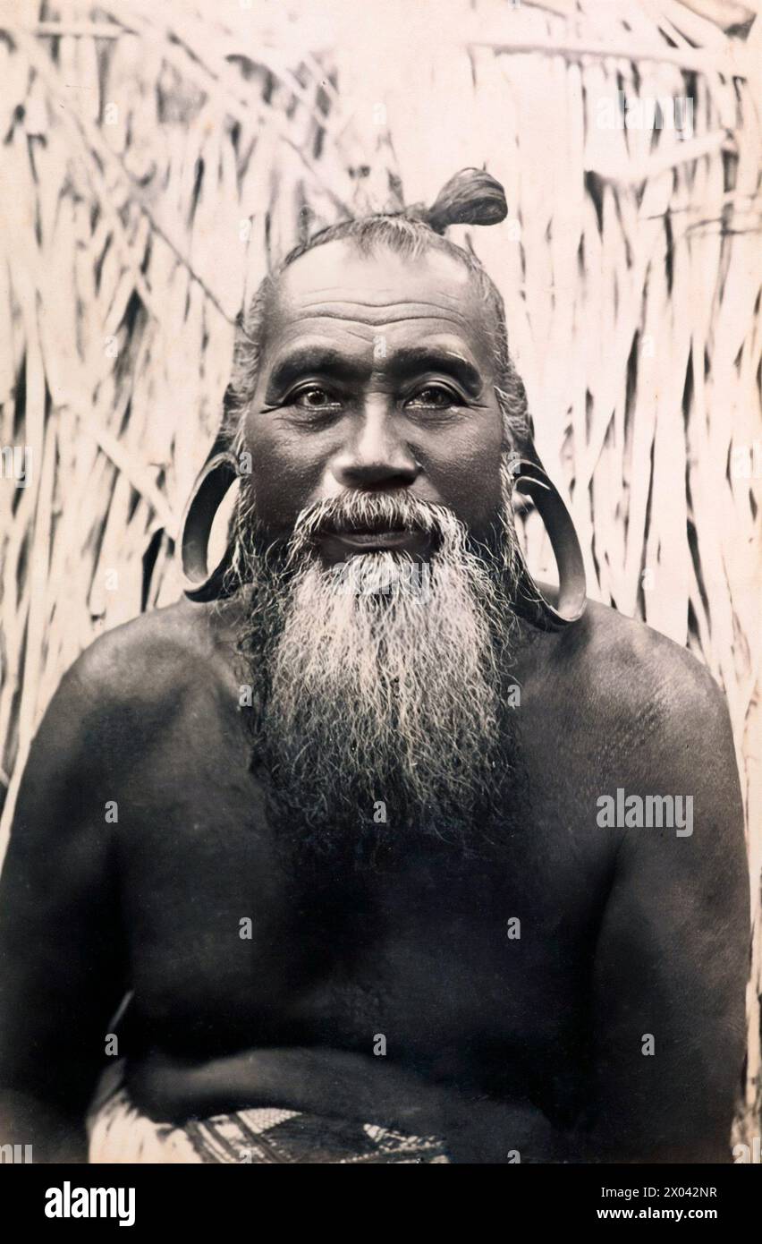 Îles du Pacifique - New Zelander - Jibberik Roi de Majuro par Thomas Andrew Banque D'Images