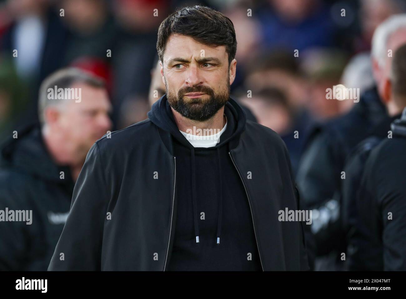 Southampton, Royaume-Uni. 09th Apr, 2024. Russell Martin, entraîneur de Southampton, lors du Southampton FC vs Coventry City FC SKY BET EFL Championship match au St.Mary's Stadium, Southampton, Angleterre, Royaume-Uni le 9 avril 2024 Credit : Every second Media/Alamy Live News Banque D'Images